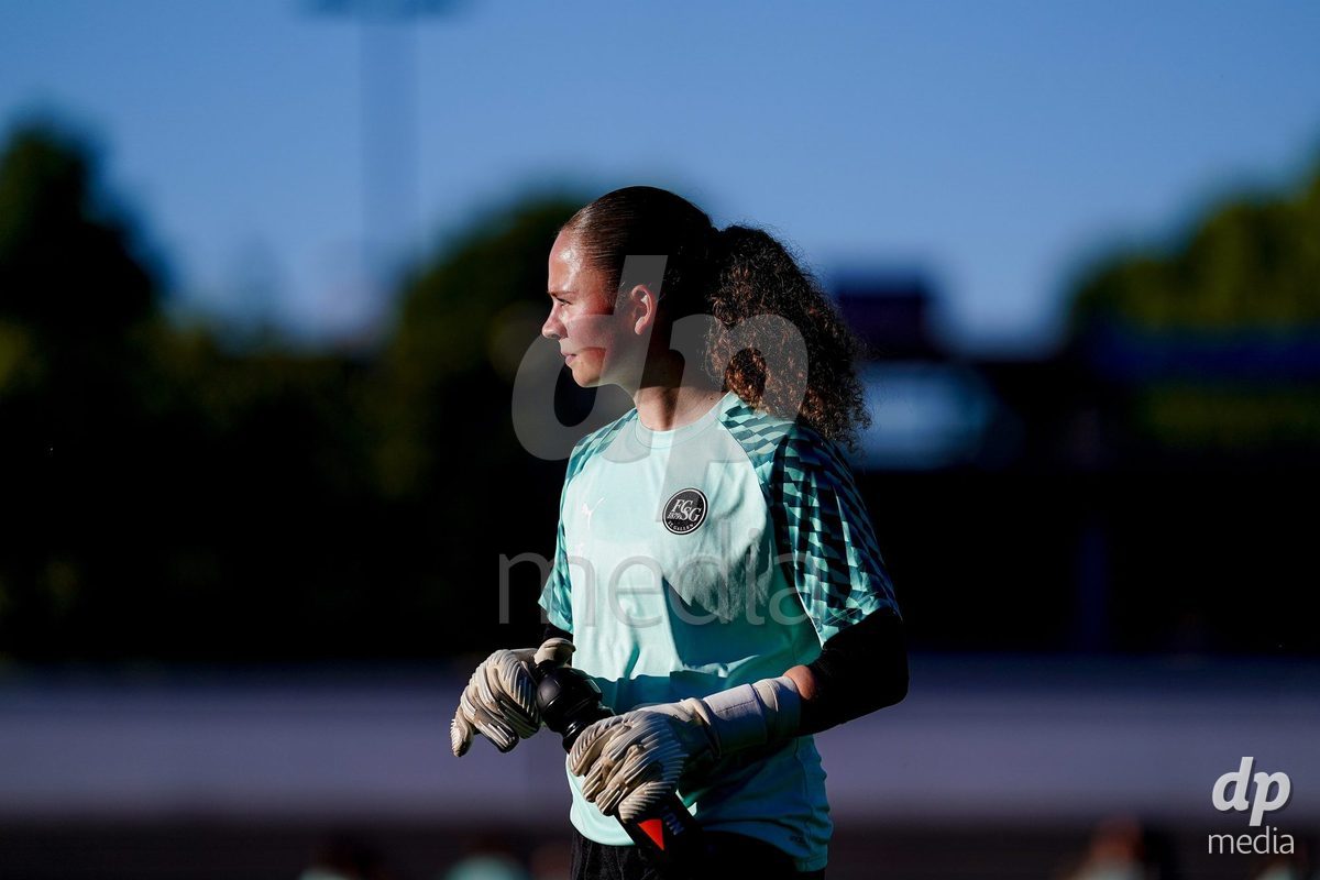 Basel, Switzerland - September 4: Serena Proplesch of St.Gallen 1879 warming up during the AXA Women's Super League match between FC Basel 1893 and FC St. Gallen 1879 at Leichtathletikstadion on September 4, 2026 in Basel, Switzerland.