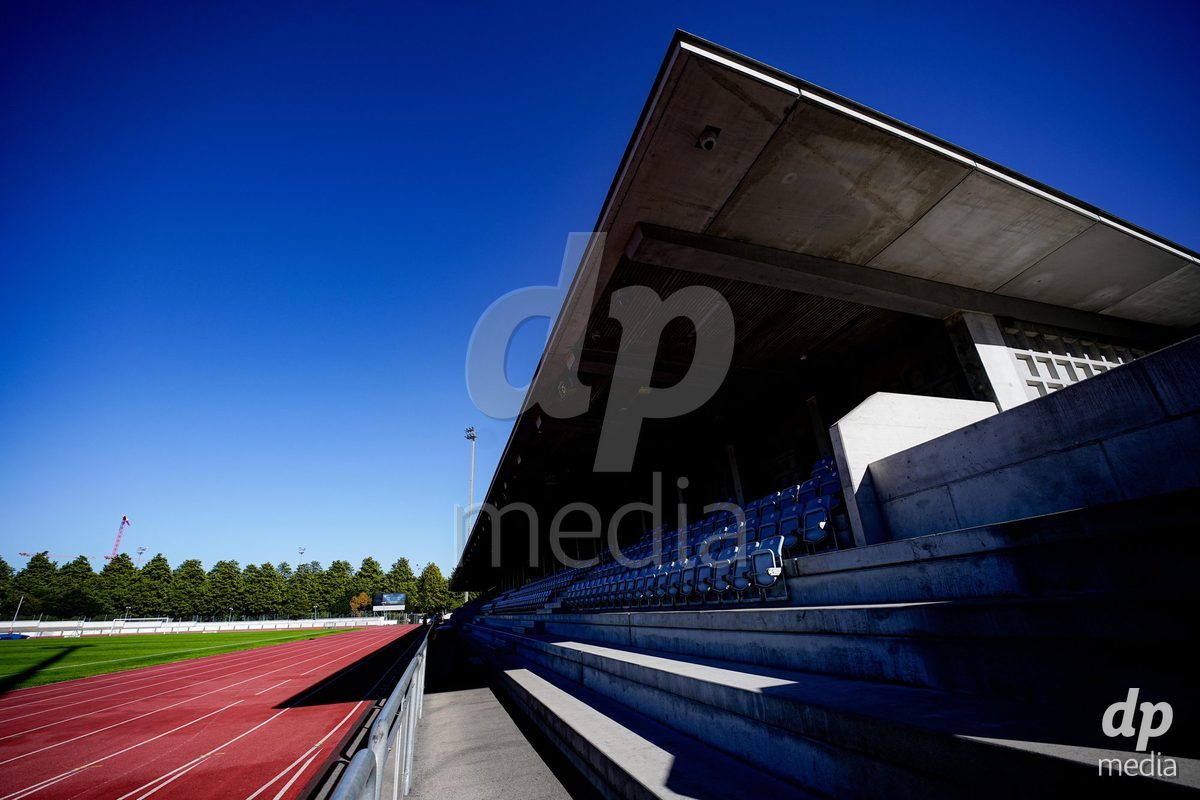Basel, Switzerland - September 4: General view of Leichtathletikstadion prior to the AXA Women's Super League match between FC Basel 1893 and FC St. Gallen 1879 at Leichtathletikstadion on September 4, 2026 in Basel, Switzerland.