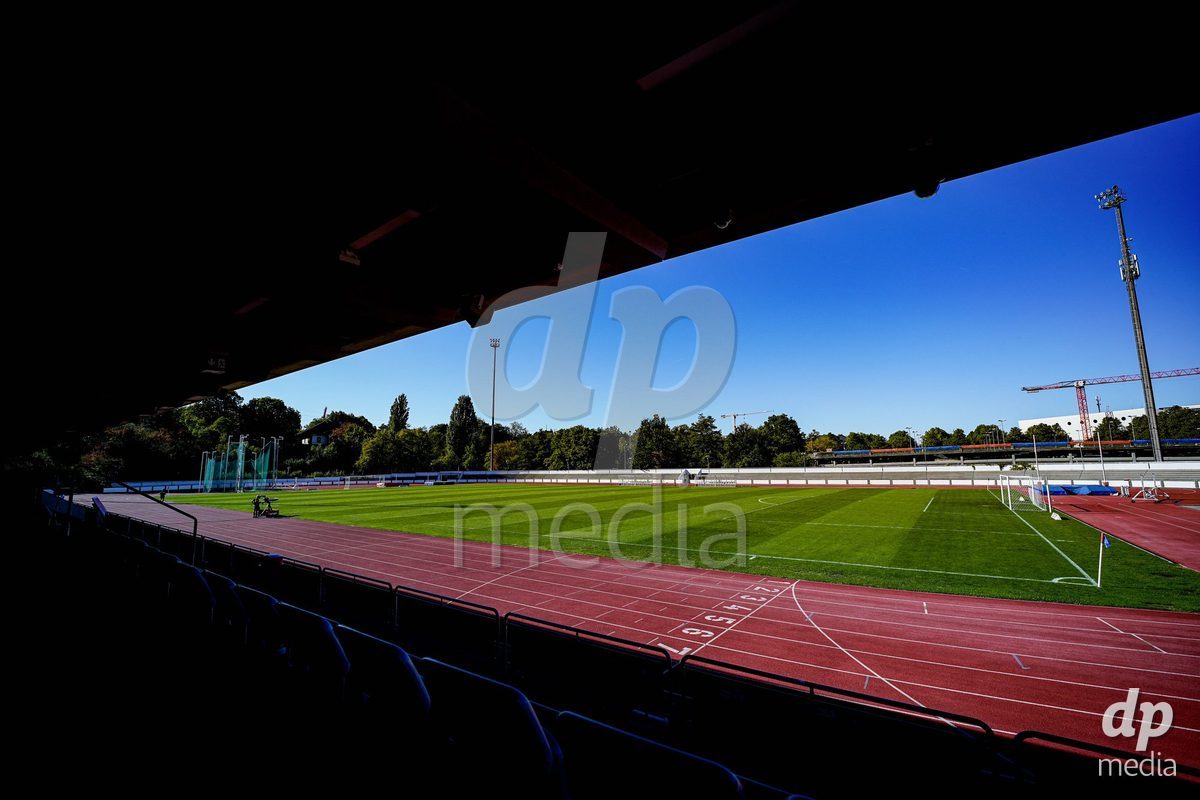 Basel, Switzerland - September 4: General view of Leichtathletikstadion prior to the AXA Women's Super League match between FC Basel 1893 and FC St. Gallen 1879 at Leichtathletikstadion on September 4, 2026 in Basel, Switzerland.
