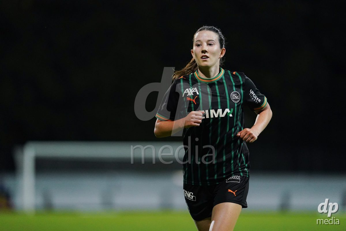 Basel, Switzerland - September 4: Portrait of Chantal Wyser of St.Gallen 1879 during the AXA Women's Super League match between FC Basel 1893 and FC St. Gallen 1879 at Leichtathletikstadion on September 4, 2026 in Basel, Switzerland.