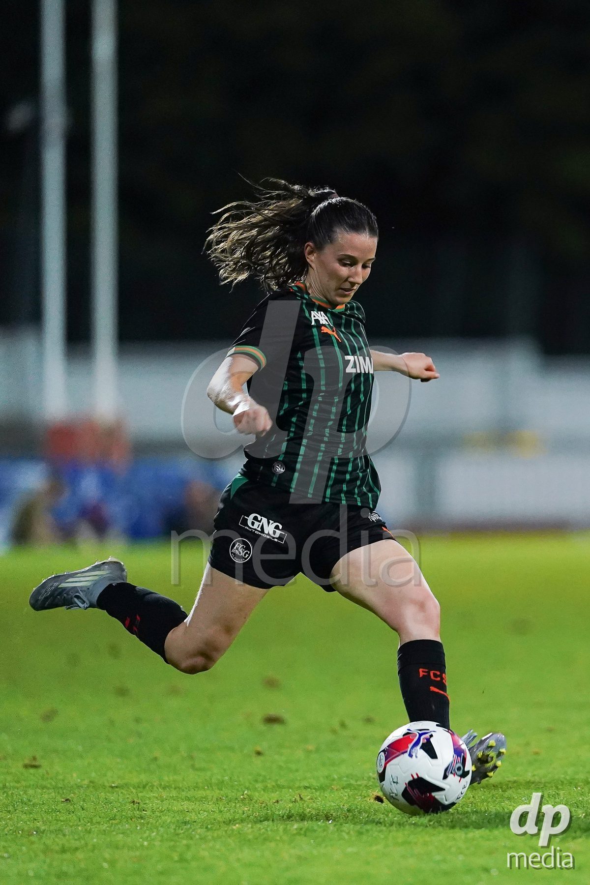 Basel, Switzerland - September 4: Chantal Wyser of St.Gallen 1879 in action during the AXA Women's Super League match between FC Basel 1893 and FC St. Gallen 1879 at Leichtathletikstadion on September 4, 2026 in Basel, Switzerland.