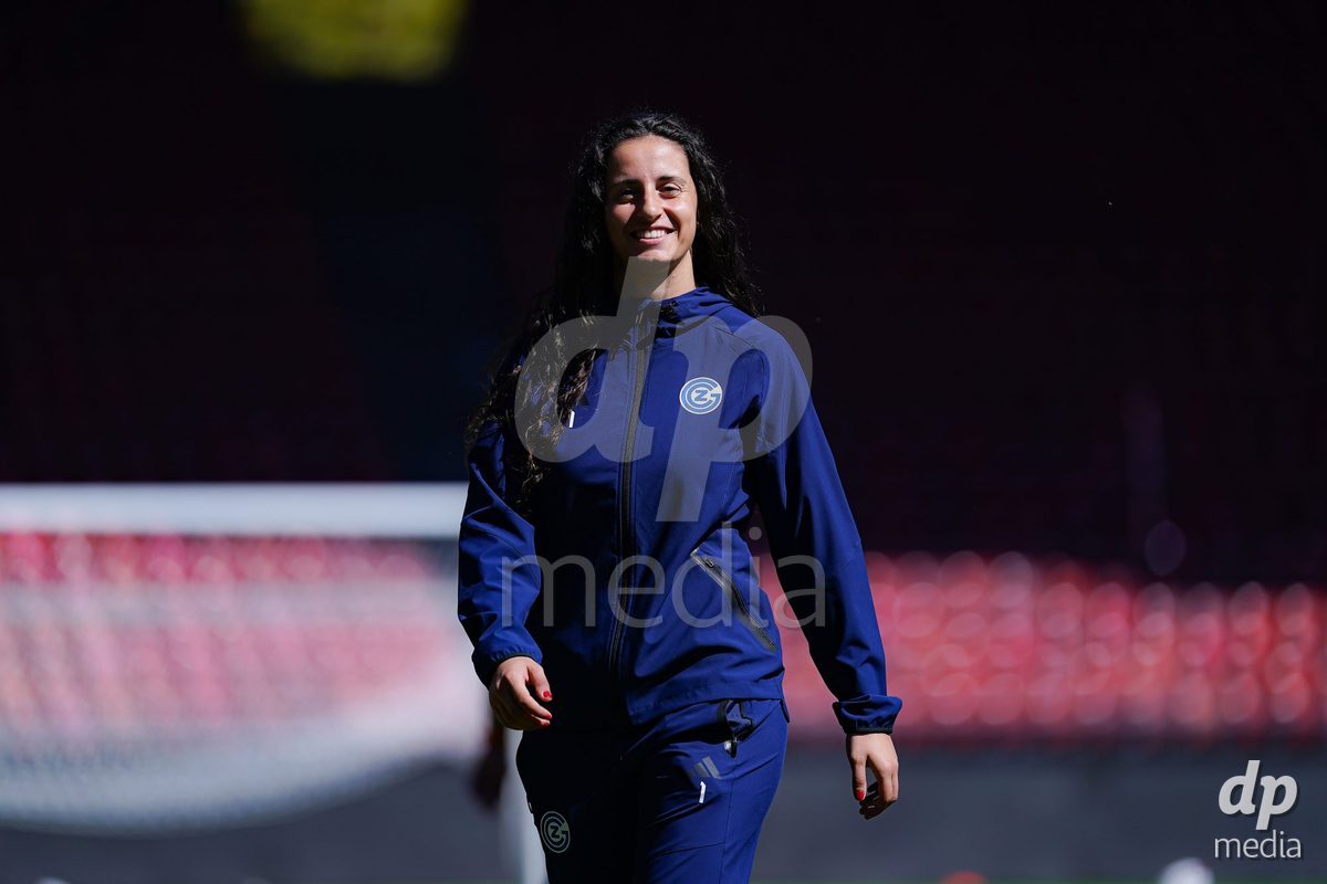 ZURICH, SWITZERLAND - September 6: Players of GC Frauenfussball arrival before the AXA Women's Super League match between GC Frauenfussball and Servette FC Chenois Feminin at Letzigrund on September 6, 2026 in Zurich, Switzerland.