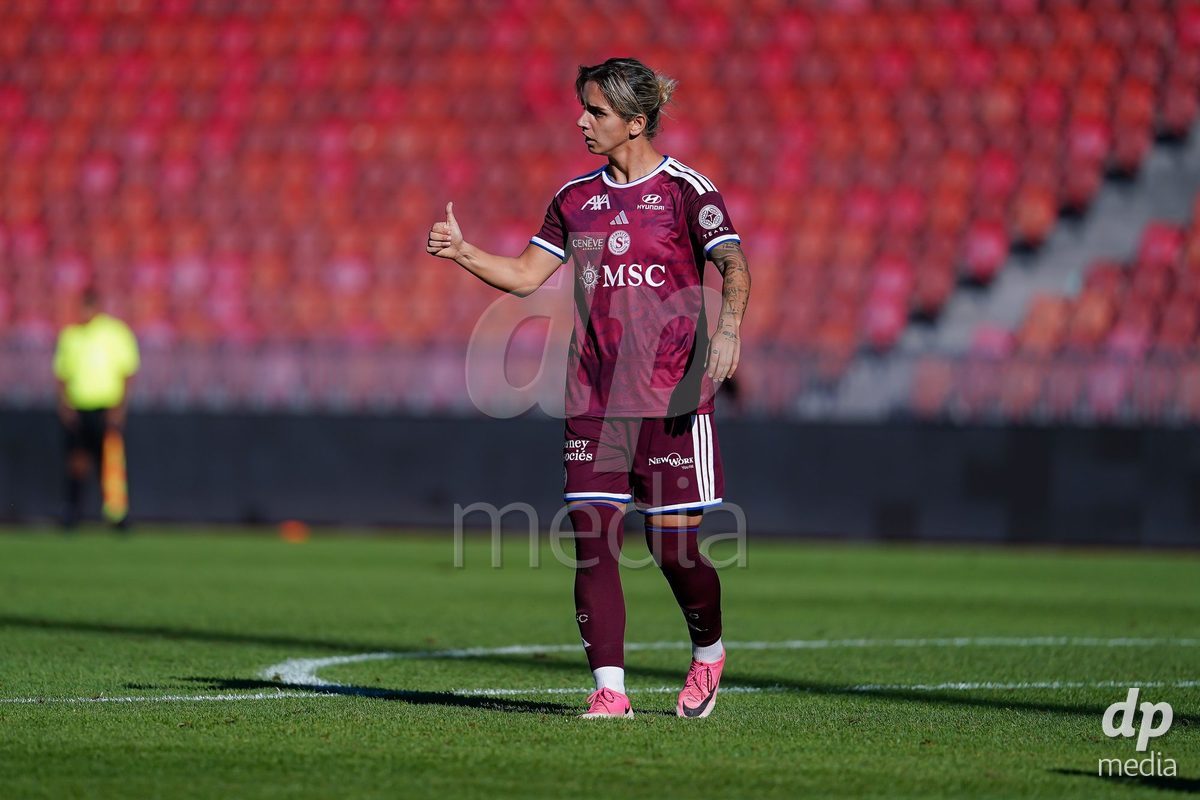ZURICH, SWITZERLAND - September 6: Natasa Andonova (NataÅ¡a Andonova) of Servette FC Chenois Feminin during the AXA Women's Super League match between GC Frauenfussball and Servette FC Chenois Feminin at Letzigrund on September 6, 2026 in Zurich, Switzerland.