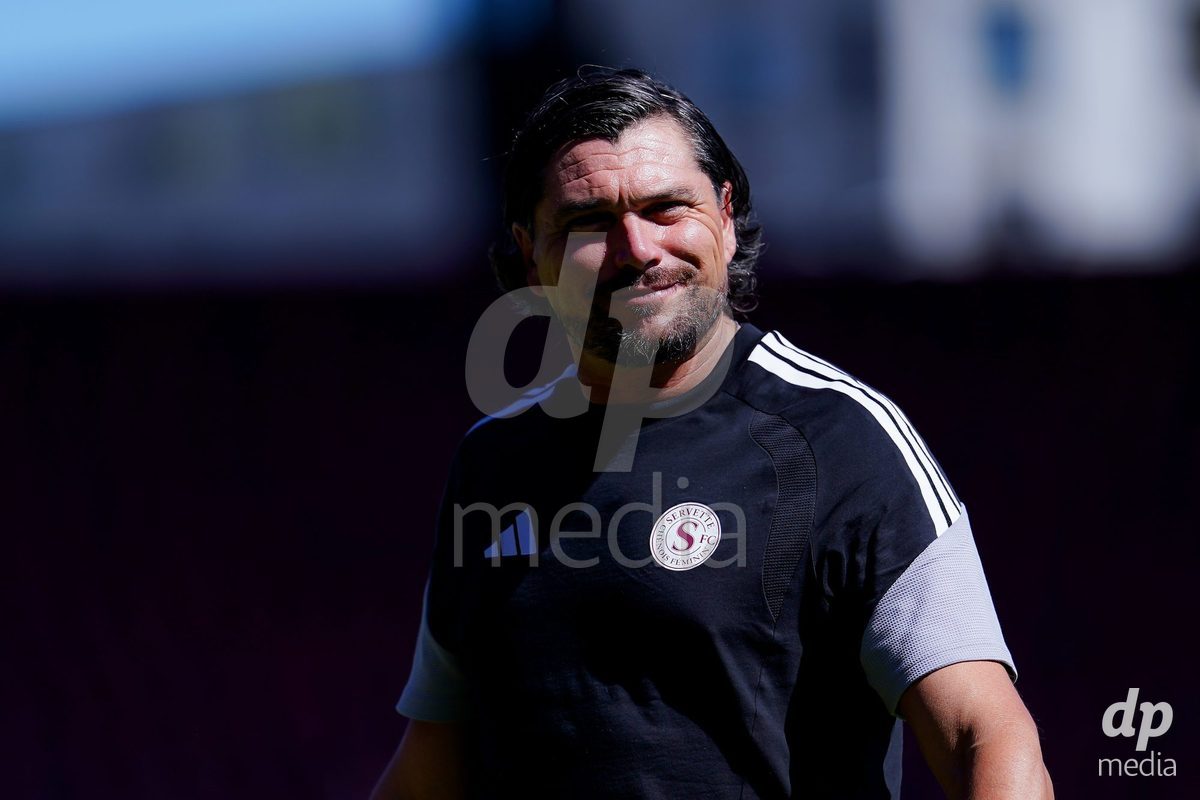 ZURICH, SWITZERLAND - September 6: Portrait of Cristian Toro, Head Coach of Servette FC Chenois Feminin, during the AXA Women's Super League match between GC Frauenfussball and Servette FC Chenois Feminin at Letzigrund on September 6, 2026 in Zurich, Switzerland.