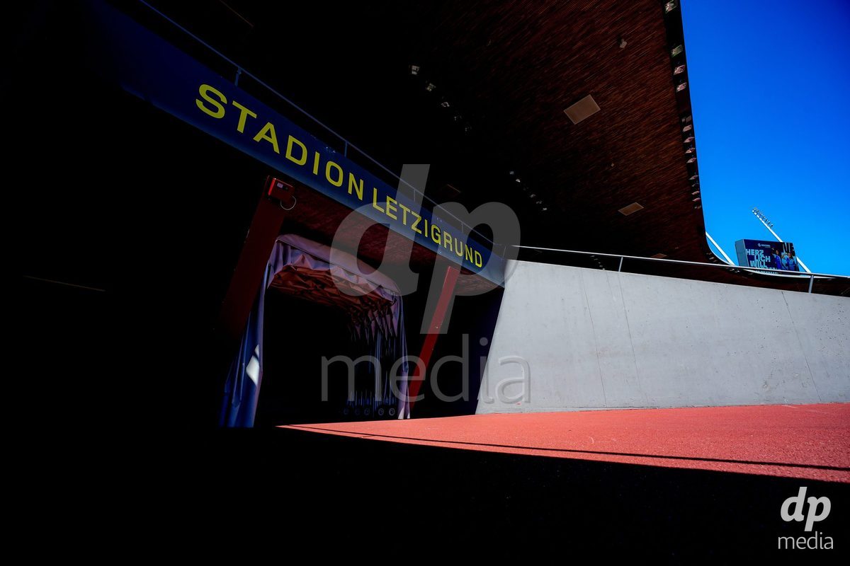 ZURICH, SWITZERLAND - September 6: General view of Letzigrund tunnel prior to the AXA Women's Super League match between GC Frauenfussball and Servette FC Chenois Feminin at Letzigrund on September 6, 2026 in Zurich, Switzerland.