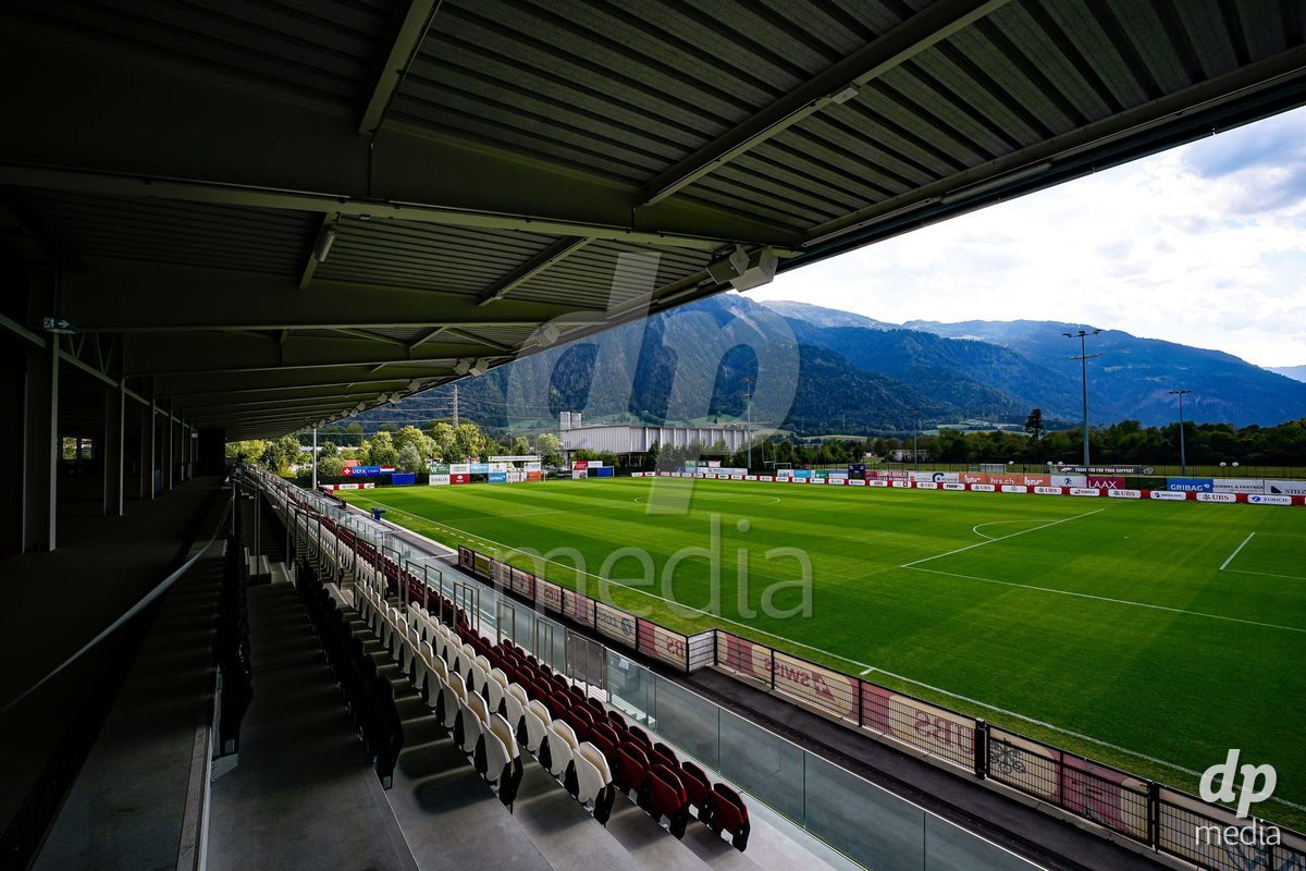 OBERE AU, Switzerland - September 8: General view of  Obere Au stadium prior to the International Friendly U20 match between Switzerland and Luxembourg at TBD on September 8, 2026 in Obere Au, Switzerland.