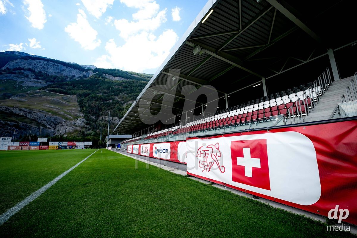 OBERE AU, Switzerland - September 8:Switzerland National Football Team board during the International Friendly U20 match between Switzerland and Luxembourg at TBD on September 8, 2026 in Obere Au, Switzerland.