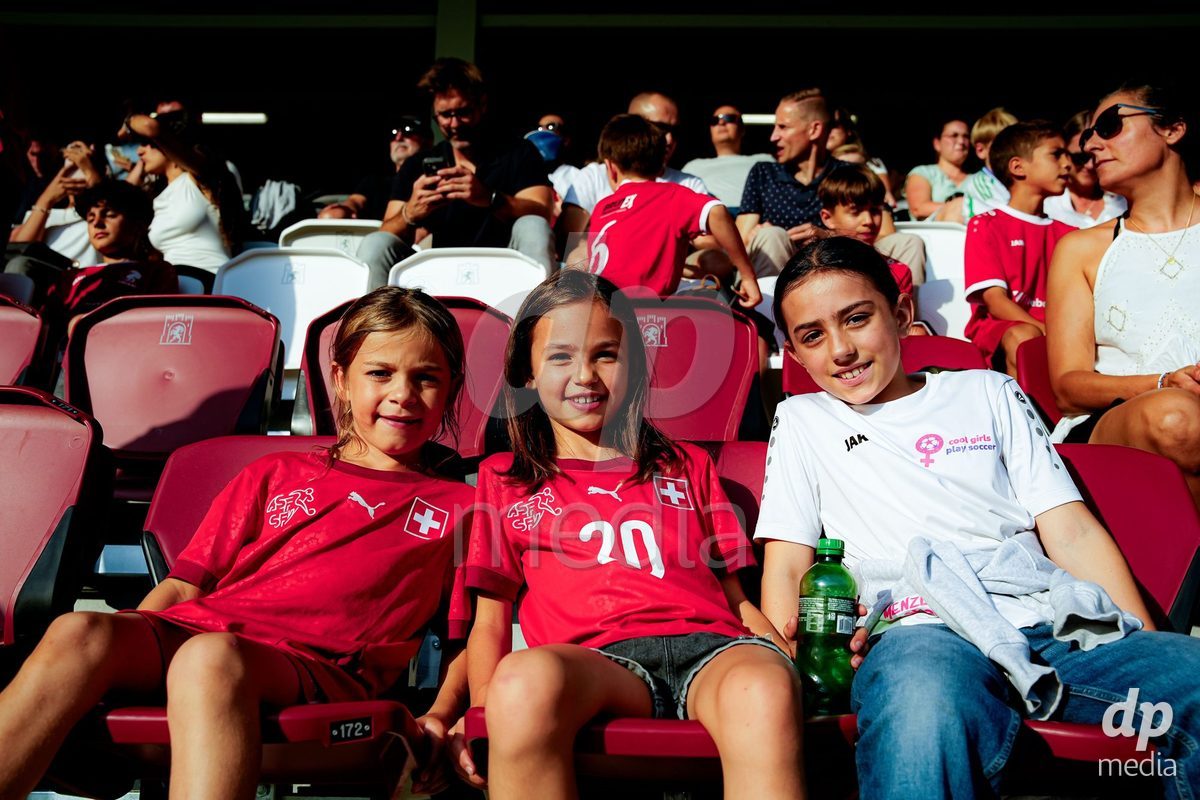 OBERE AU, Switzerland - September 8: Fans of Switzerland during the International Friendly U20 match between Switzerland and Luxembourg at TBD on September 8, 2026 in Obere Au, Switzerland.