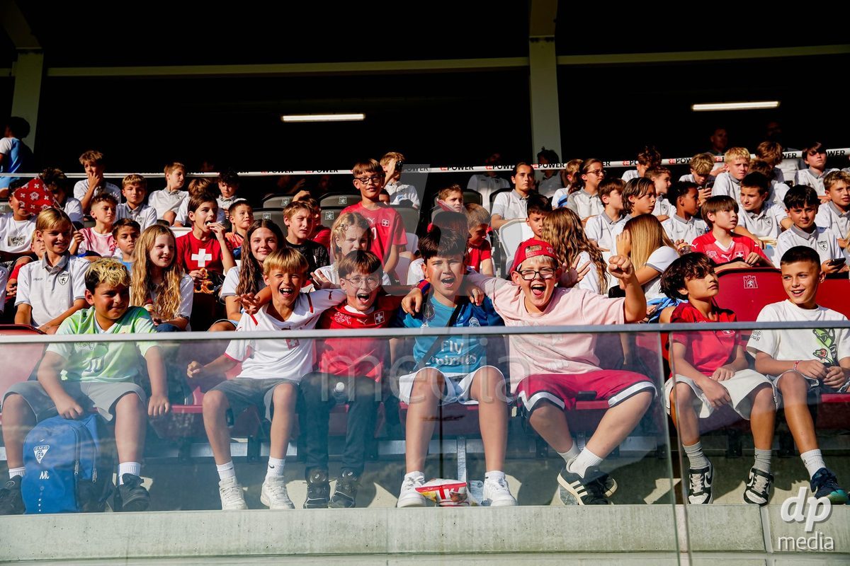 OBERE AU, Switzerland - September 8: Fans of Switzerland during the International Friendly U20 match between Switzerland and Luxembourg at TBD on September 8, 2026 in Obere Au, Switzerland.
