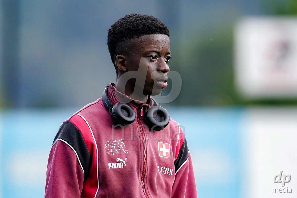 OBERE AU, Switzerland - September 8: Players of Switzerland arrival prior to the International Friendly U20 match between Switzerland and Luxembourg at TBD on September 8, 2026 in Obere Au, Switzerland.