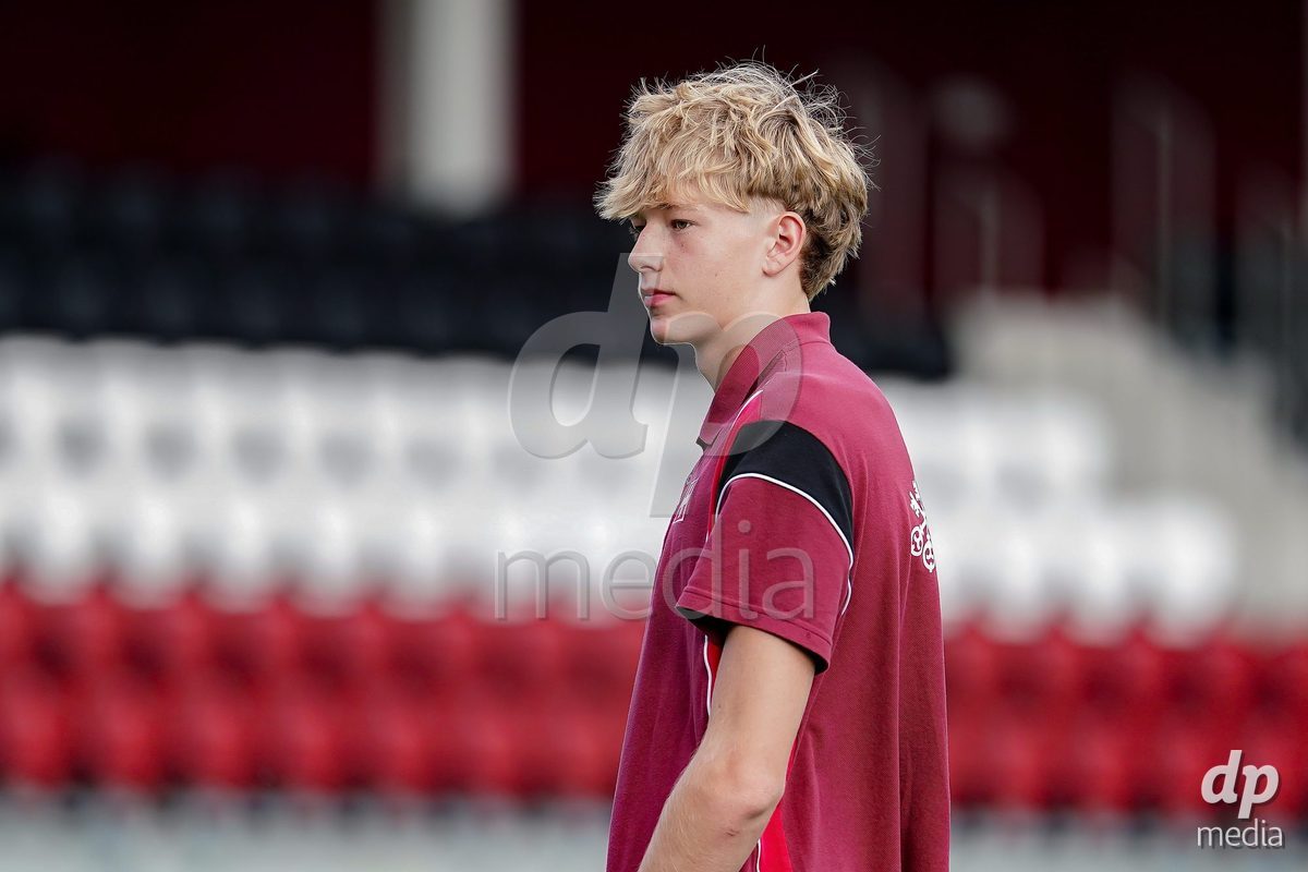 OBERE AU, Switzerland - September 8: Players of Switzerland arrival prior to the International Friendly U20 match between Switzerland and Luxembourg at TBD on September 8, 2026 in Obere Au, Switzerland.