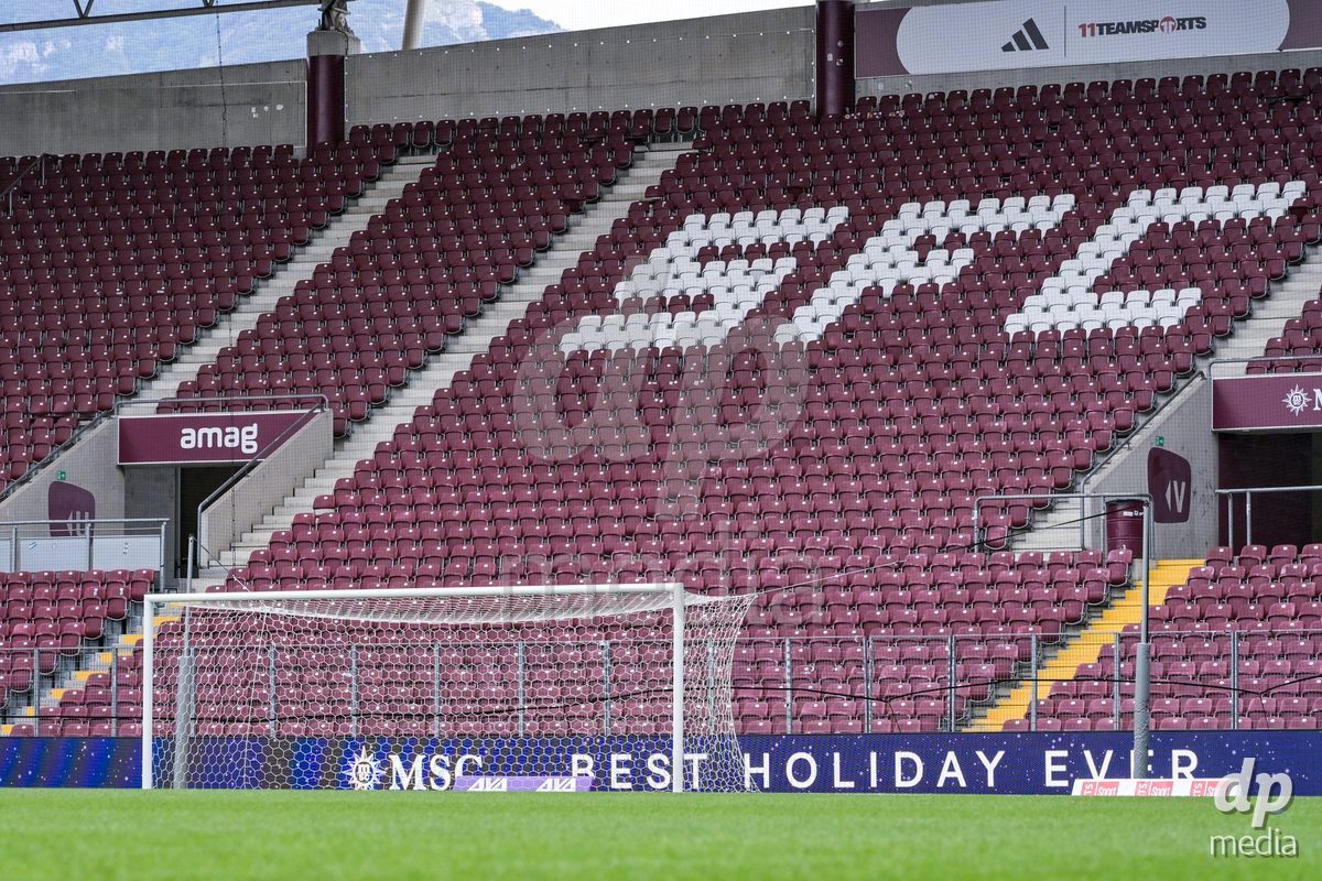 GENEVA, SWITZERLDAND - September 9: General view of the stadium during the AXA Women's Super League match between Servette FC Chenois Feminin and FC Yverdon Women at Stade de Geneve on September 9,2026 in Geneva, Switzerland
