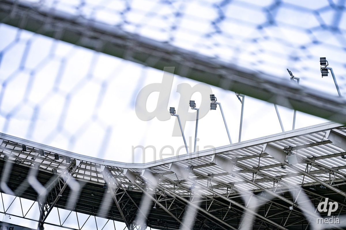 GENEVA, SWITZERLDAND - September 9: General view of the stadium during the AXA Women's Super League match between Servette FC Chenois Feminin and FC Yverdon Women at Stade de Geneve on September 9,2026 in Geneva, Switzerland