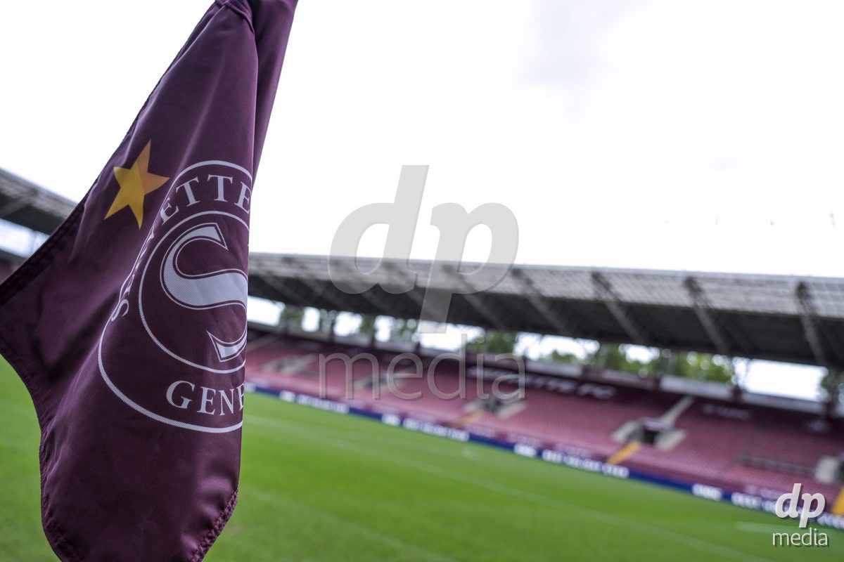 GENEVA, SWITZERLDAND - September 9: General view of the stadium during the AXA Women's Super League match between Servette FC Chenois Feminin and FC Yverdon Women at Stade de Geneve on September 9,2026 in Geneva, Switzerland