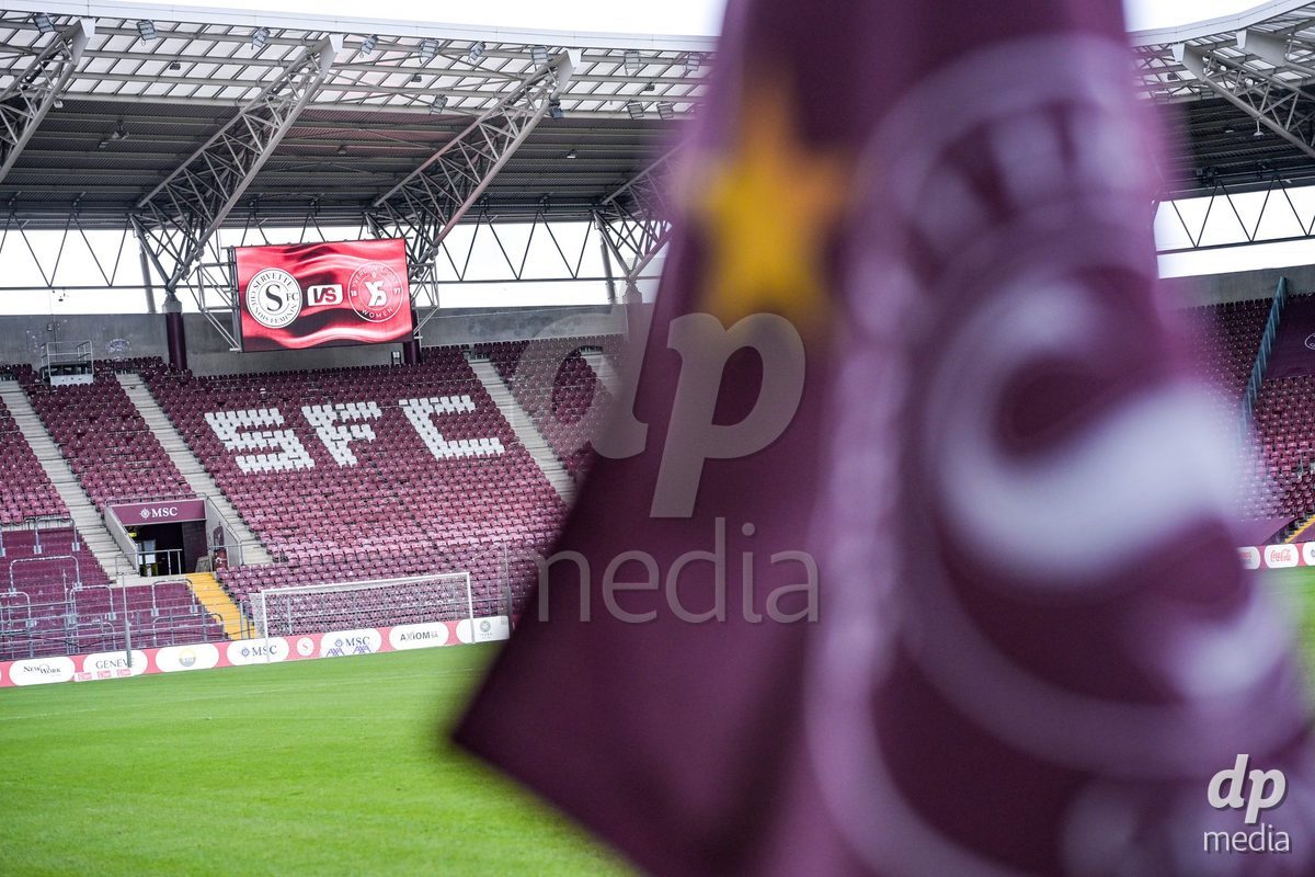 GENEVA, SWITZERLDAND - September 9: General view of the stadium during the AXA Women's Super League match between Servette FC Chenois Feminin and FC Yverdon Women at Stade de Geneve on September 9,2026 in Geneva, Switzerland