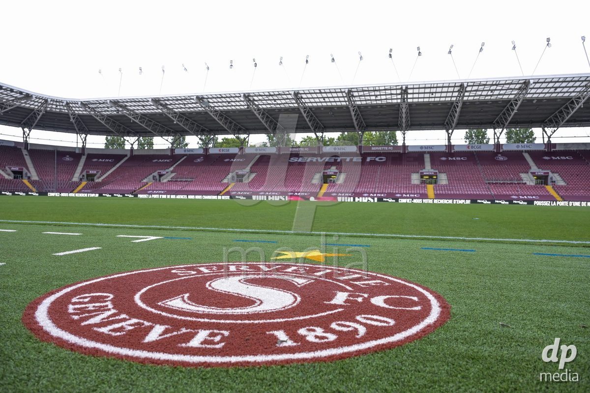 GENEVA, SWITZERLDAND - September 9: General view of the stadium during the AXA Women's Super League match between Servette FC Chenois Feminin and FC Yverdon Women at Stade de Geneve on September 9,2026 in Geneva, Switzerland