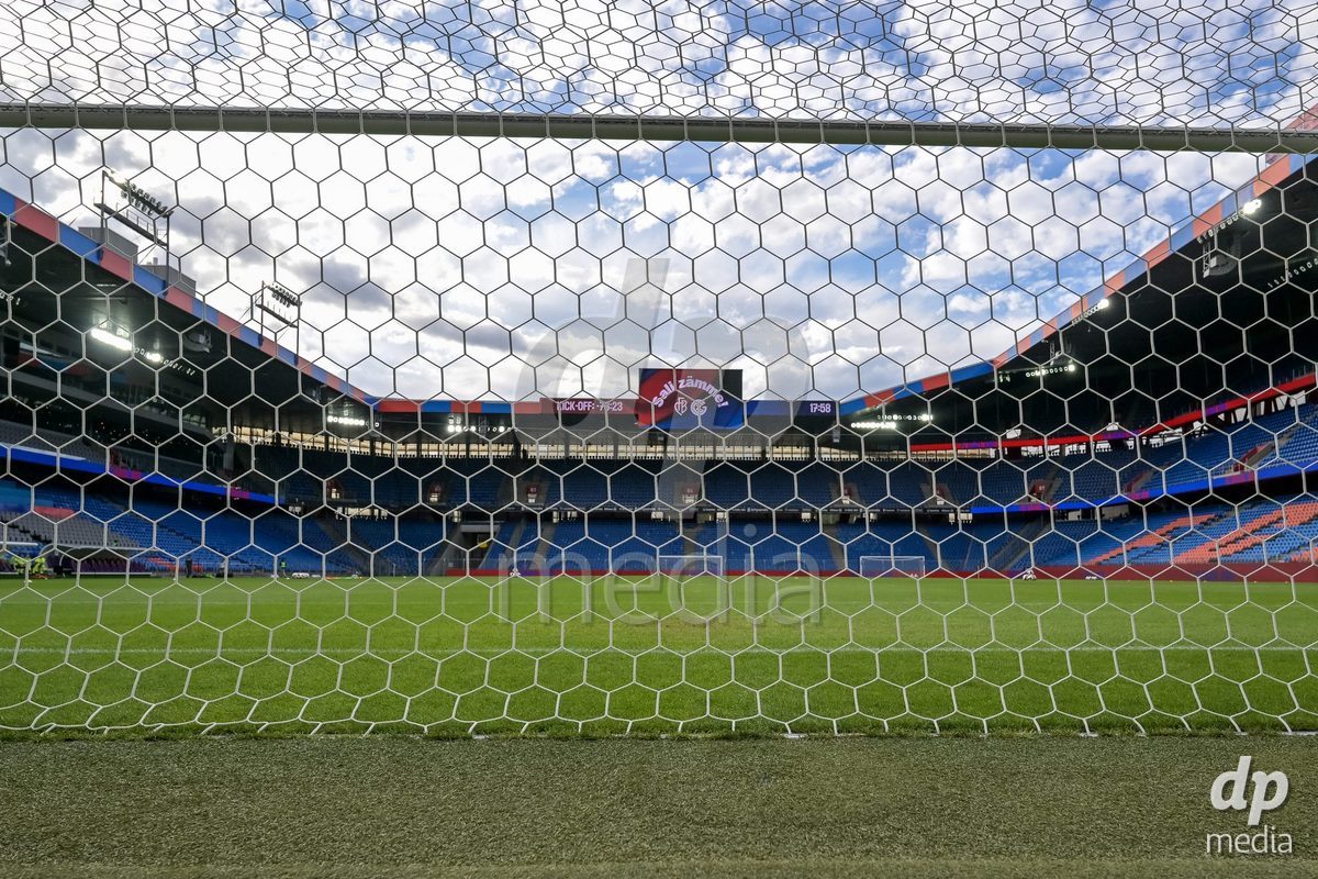 BASEL, SWITZERLAND - September 9: Stadium pics before the AXA Women's Super League match between FC Basel 1893 and GC Frauenfussball at St. Jakob-Park on September 9, 2026 in Basel, Switzerland.