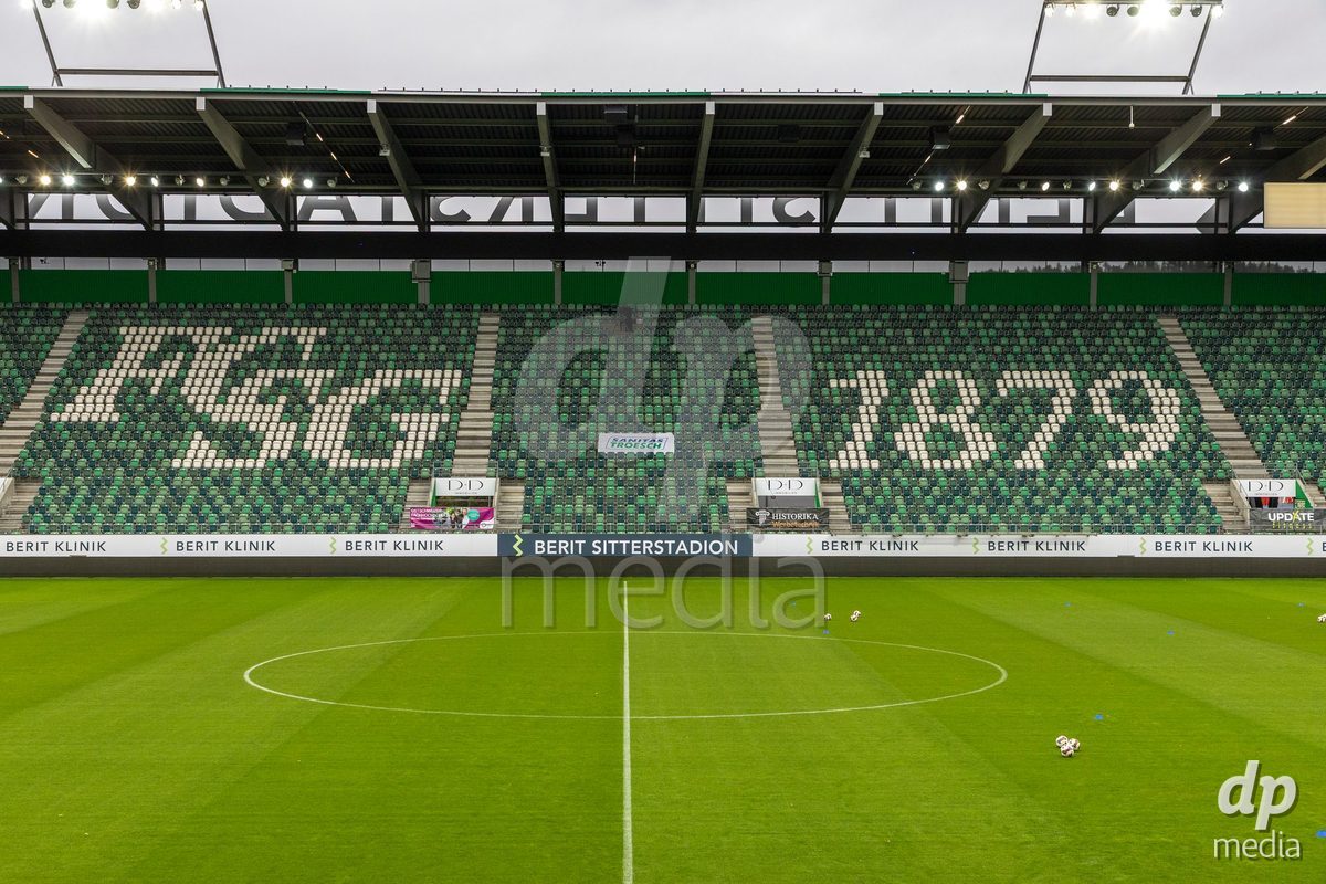 ST. GALLEN, SWITZERLAND - September 9: View of the Berit Bitterlistadion during the AXA Women's Super League match between FC St. Gallen 1879 and FC Aarau Frauen at Berit Sitterstadion on September 9, 2026 in St. Gallen, Switzerland.