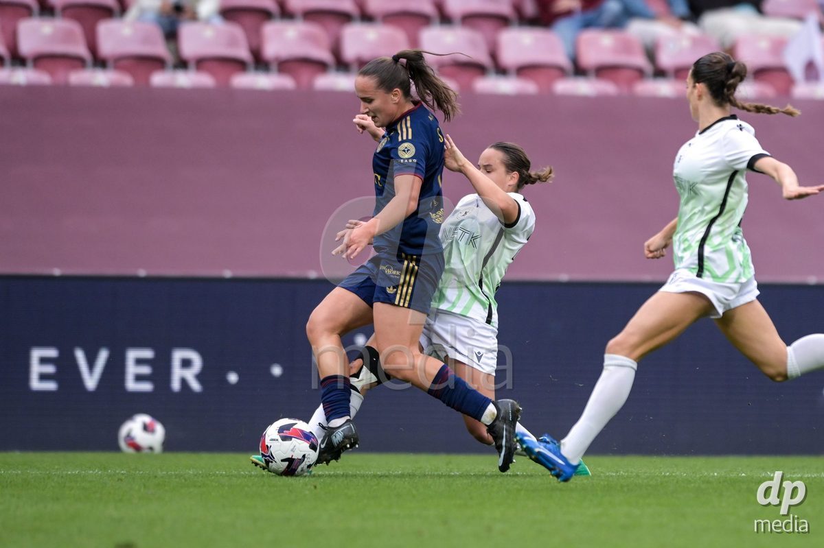 GENEVA, SWITZERLDAND - September 9:  Magdalena Sobal of Servette during the AXA Women's Super League match between Servette FC Chenois Feminin and FC Yverdon Women at Stade de Geneve on September 9,2026 in Geneva, Switzerland
