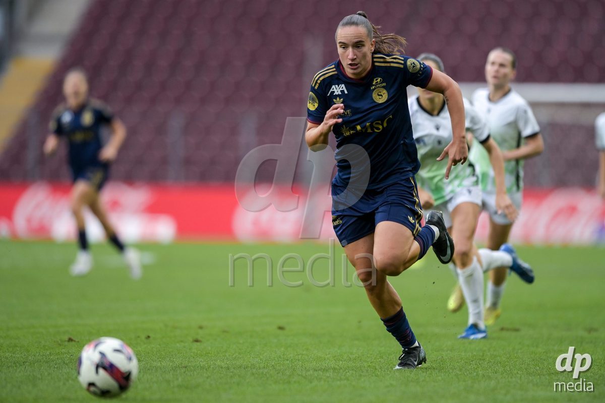 GENEVA, SWITZERLDAND - September 9: Magdalena Sobal of Servette during the AXA Women's Super League match between Servette FC Chenois Feminin and FC Yverdon Women at Stade de Geneve on September 9,2026 in Geneva, Switzerland
