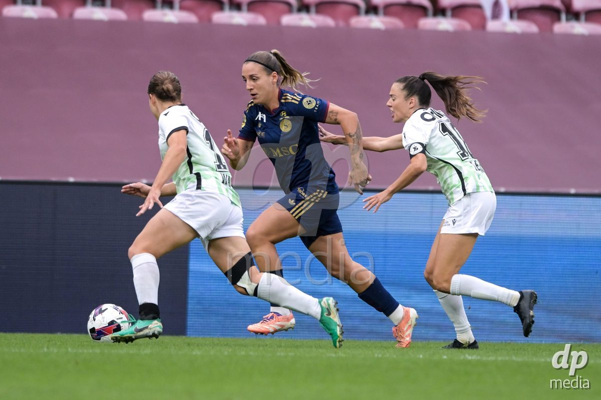 GENEVA, SWITZERLDAND - September 9: Gloria Marinelli of Servette during the AXA Women's Super League match between Servette FC Chenois Feminin and FC Yverdon Women at Stade de Geneve on September 9,2026 in Geneva, Switzerland