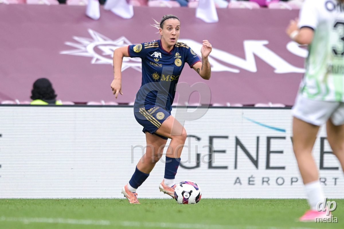 GENEVA, SWITZERLDAND - September 9: Gloria Marinelli of Servette during the AXA Women's Super League match between Servette FC Chenois Feminin and FC Yverdon Women at Stade de Geneve on September 9,2026 in Geneva, Switzerland