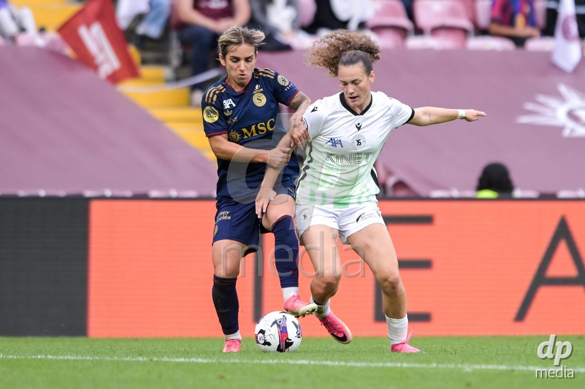 GENEVA, SWITZERLDAND - September 9: NataÅ¡a Andonova  of Servette during the AXA Women's Super League match between Servette FC Chenois Feminin and FC Yverdon Women at Stade de Geneve on September 9,2026 in Geneva, Switzerland