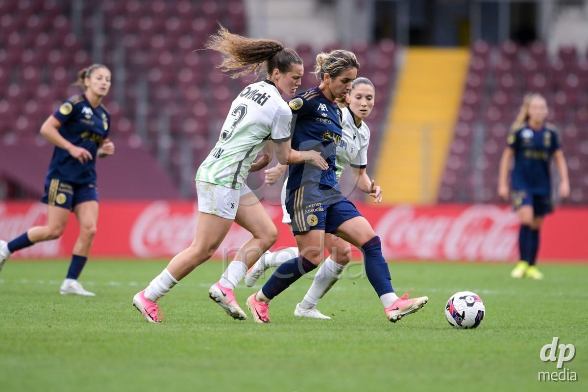 GENEVA, SWITZERLDAND - September 9: NataÅ¡a Andonova of Servette during the AXA Women's Super League match between Servette FC Chenois Feminin and FC Yverdon Women at Stade de Geneve on September 9,2026 in Geneva, Switzerland