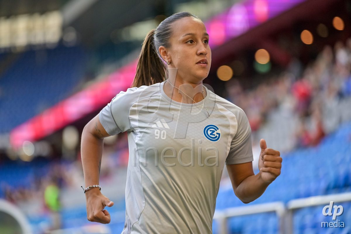 BASEL, SWITZERLAND - September 9: Dalila Belen Ippolito of GC Frauenfussball before the AXA Women's Super League match between FC Basel 1893 and GC Frauenfussball at St. Jakob-Park on September 9, 2026 in Basel, Switzerland.
