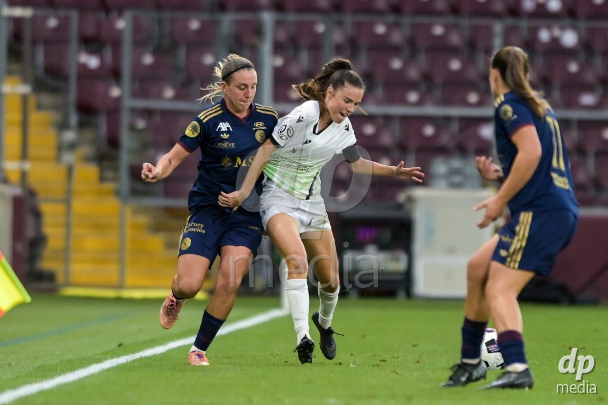 GENEVA, SWITZERLDAND - September 9: Gloria Marinelli of Servette during the AXA Women's Super League match between Servette FC Chenois Feminin and FC Yverdon Women at Stade de Geneve on September 9,2026 in Geneva, Switzerland