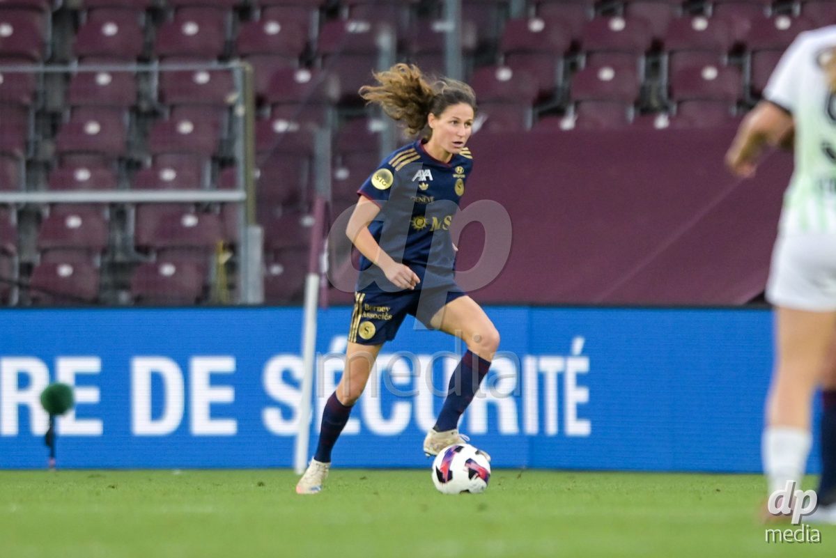GENEVA, SWITZERLDAND - September 9: Noémie Carage of Servette during the AXA Women's Super League match between Servette FC Chenois Feminin and FC Yverdon Women at Stade de Geneve on September 9,2026 in Geneva, Switzerland