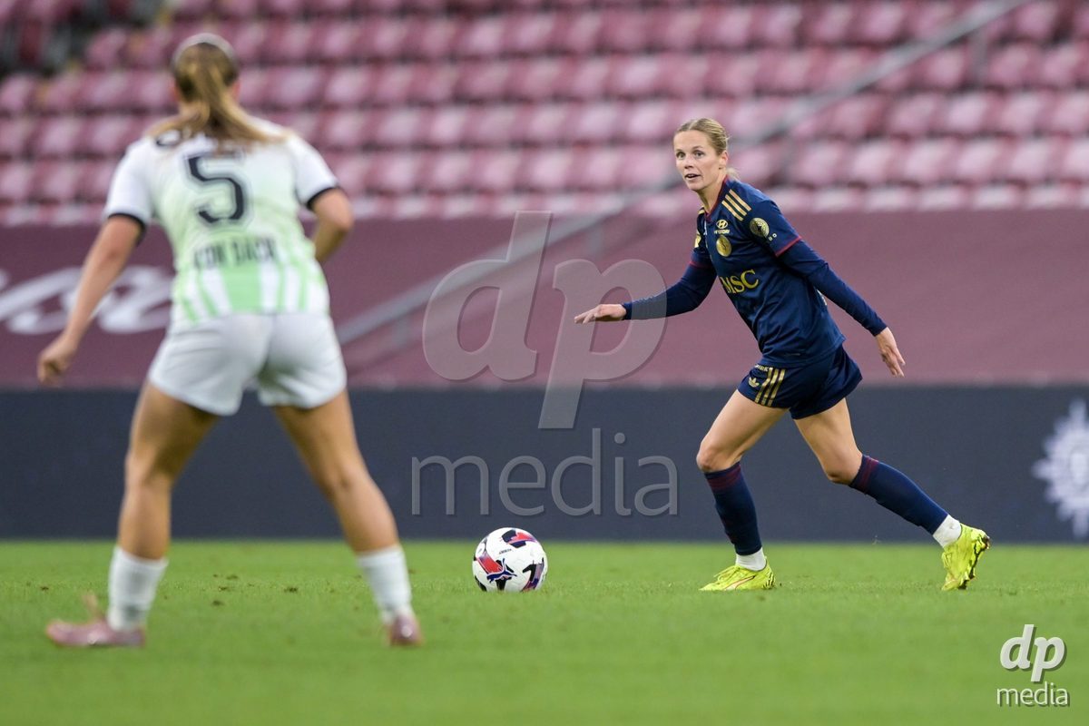 GENEVA, SWITZERLDAND - September 9: Laura Strik of Servette during the AXA Women's Super League match between Servette FC Chenois Feminin and FC Yverdon Women at Stade de Geneve on September 9,2026 in Geneva, Switzerland