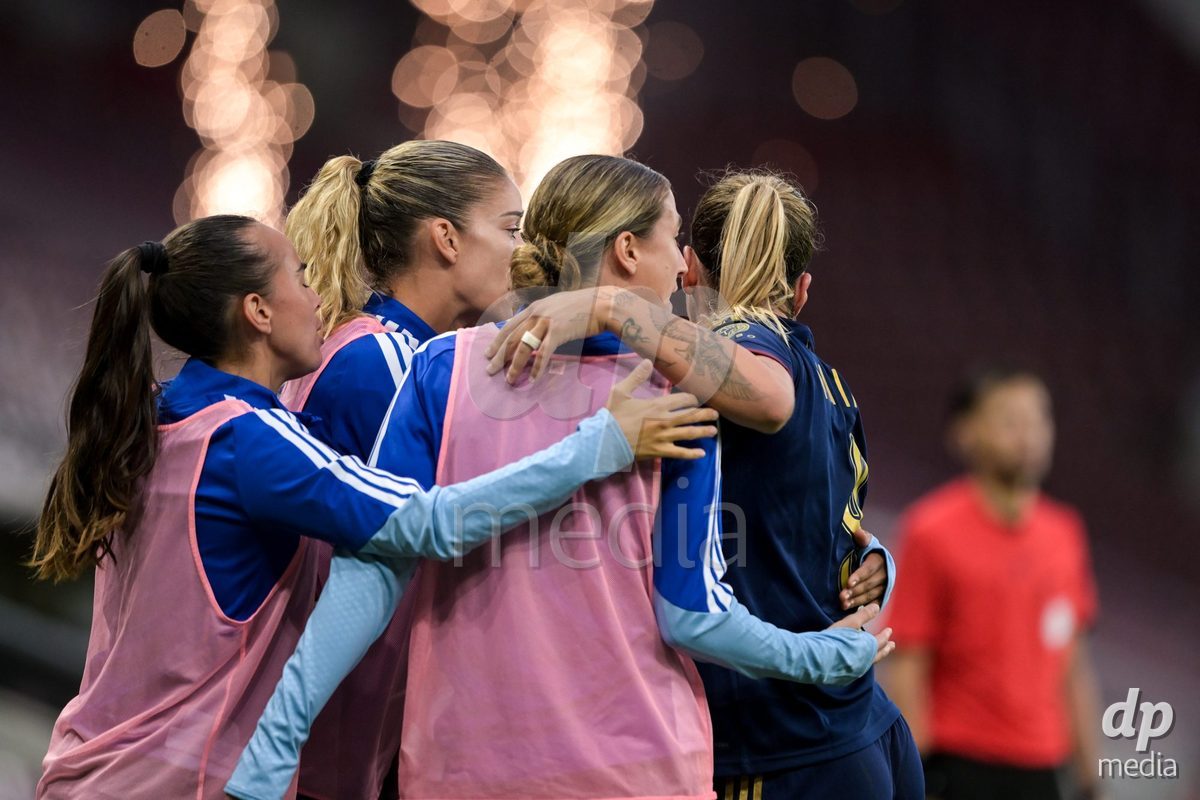 GENEVA, SWITZERLDAND - September 9: Gloria Marinelli of Servette celebrate the 2-2 gol during the AXA Women's Super League match between Servette FC Chenois Feminin and FC Yverdon Women at Stade de Geneve on September 9,2026 in Geneva, Switzerland