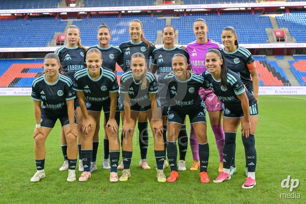 BASEL, SWITZERLAND - September 9: Teamshot GC Frauenfussball during the AXA Women's Super League match between FC Basel 1893 and GC Frauenfussball at St. Jakob-Park on September 9, 2026 in Basel, Switzerland.