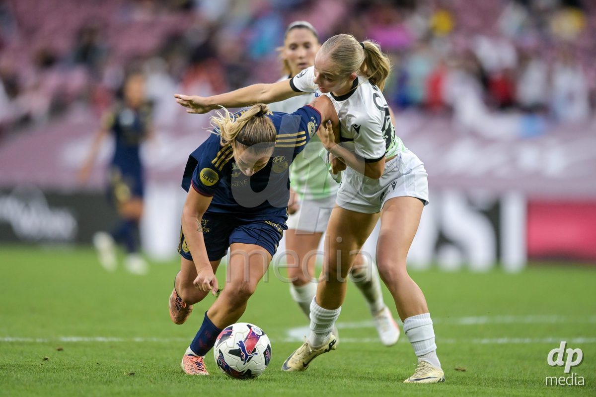 GENEVA, SWITZERLDAND - September 9: Gloria Marinelli  of Servette during the AXA Women's Super League match between Servette FC Chenois Feminin and FC Yverdon Women at Stade de Geneve on September 9,2026 in Geneva, Switzerland