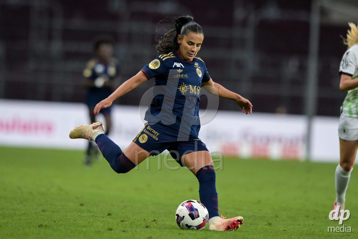 GENEVA, SWITZERLDAND - September 9: Meriame Terchoun of Servette during the AXA Women's Super League match between Servette FC Chenois Feminin and FC Yverdon Women at Stade de Geneve on September 9,2026 in Geneva, Switzerland