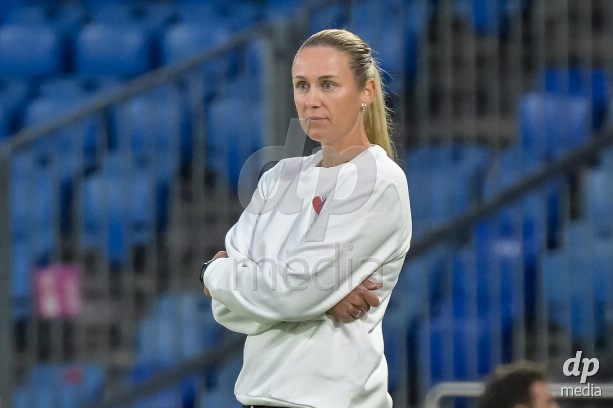 BASEL, SWITZERLAND - September 9: Danique Stein of FC Basel during the AXA Women's Super League match between FC Basel 1893 and GC Frauenfussball at St. Jakob-Park on September 9, 2026 in Basel, Switzerland.