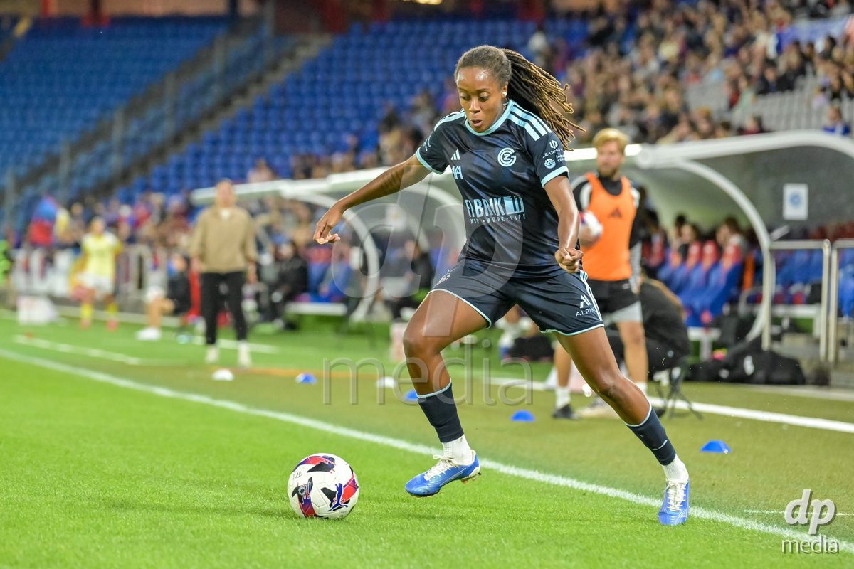 BASEL, SWITZERLAND - September 9: Paige Bailey-Gayle of GC Frauenfussball during the AXA Women's Super League match between FC Basel 1893 and GC Frauenfussball at St. Jakob-Park on September 9, 2026 in Basel, Switzerland.
