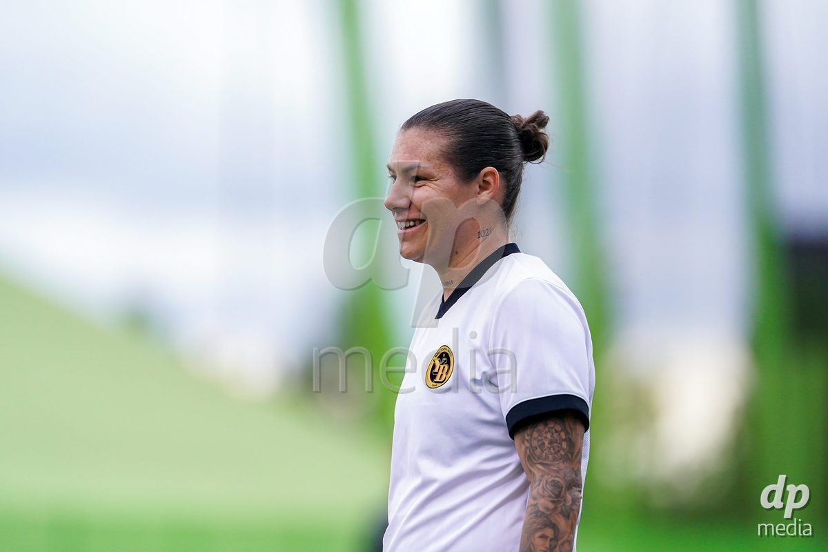 ZURICH, SWITZERLAND - September 9: Ramona Bachmann of BSC YB Frauen warming up during the AXA Women's Super League match between FC Zurich and BSC YB Frauen at Herrenschurli on September 9, 2026 in Zurich, Switzerland.