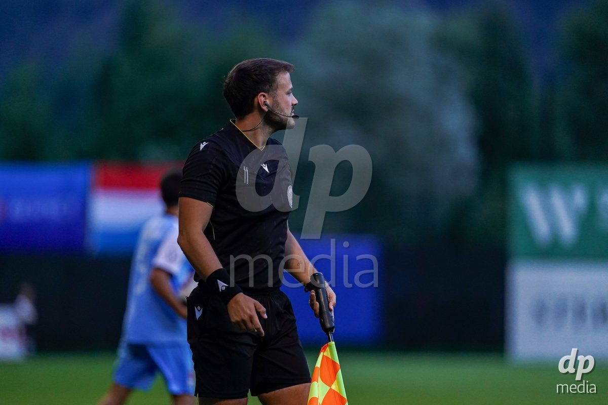 OBERE AU, Switzerland - September 8: Referee during the International Friendly U20 match between Switzerland and Luxembourg at TBD on September 8, 2026 in Obere Au, Switzerland.