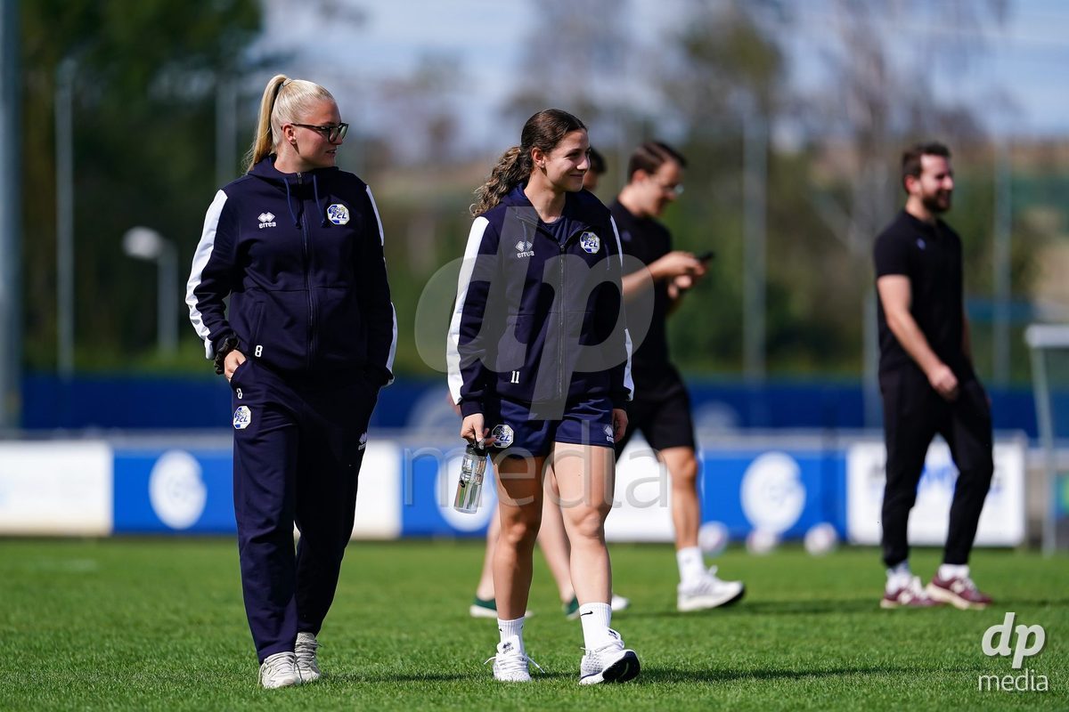 NIEDERHASLI, SWITZERLAND - September 13: Players of FC Luzern arrival during the AXA Women's Super League match between GC Frauenfussball and FC Luzern at GC Campus on September 13, 2026 in Niederhasli, Switzerland.