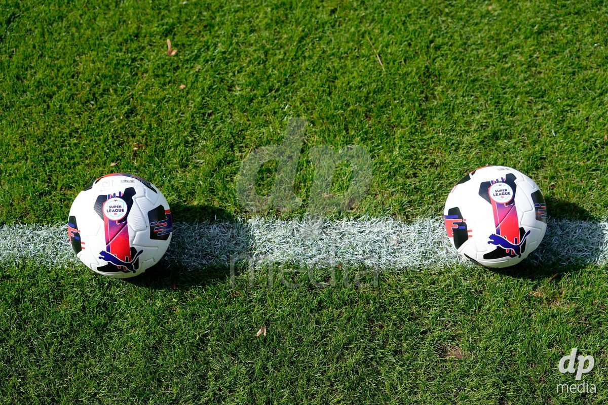Zurich, Switzerland - September 13: AXA Women’s Super League match balls before the AXA Women's Super League match between FC Zurich and FC Basel 1893 at Stadion Letzigrund on September 13, 2026 in Zurich, Switzerland.