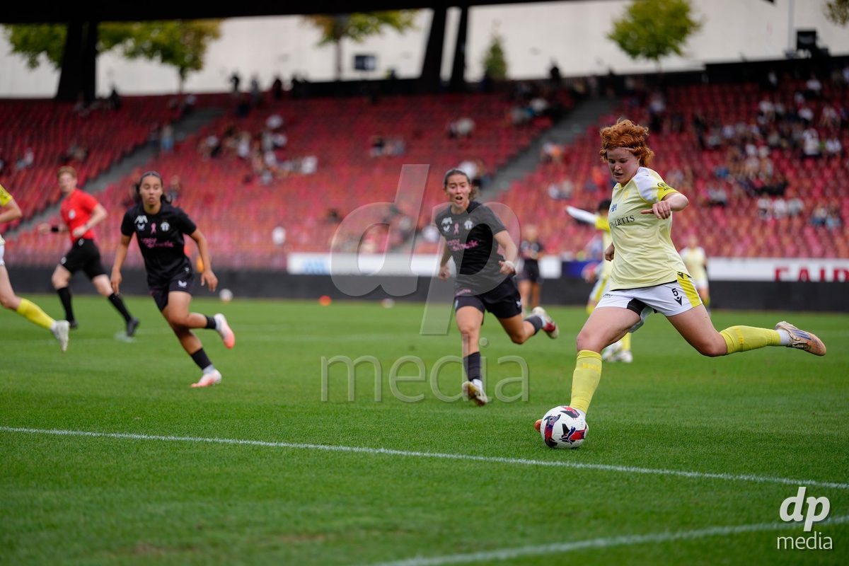 Zurich, Switzerland - September 13: Lena Maria Goppel of FC Basel 1893 during the AXA Women's Super League match between FC Zurich and FC Basel 1893 at Stadion Letzigrund on September 13, 2026 in Zurich, Switzerland.