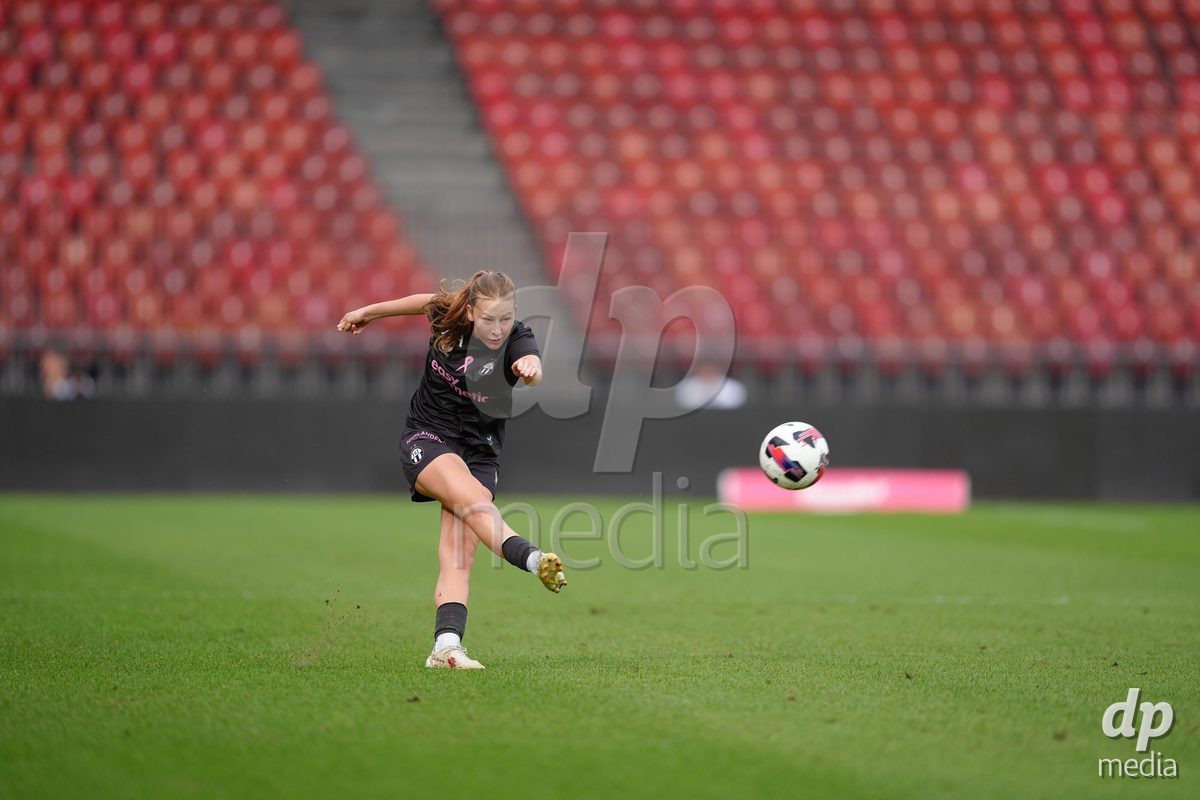 Zurich, Switzerland - September 13: Marlene Wild of FC Zürich during the AXA Women's Super League match between FC Zurich and FC Basel 1893 at Stadion Letzigrund on September 13, 2026 in Zurich, Switzerland.