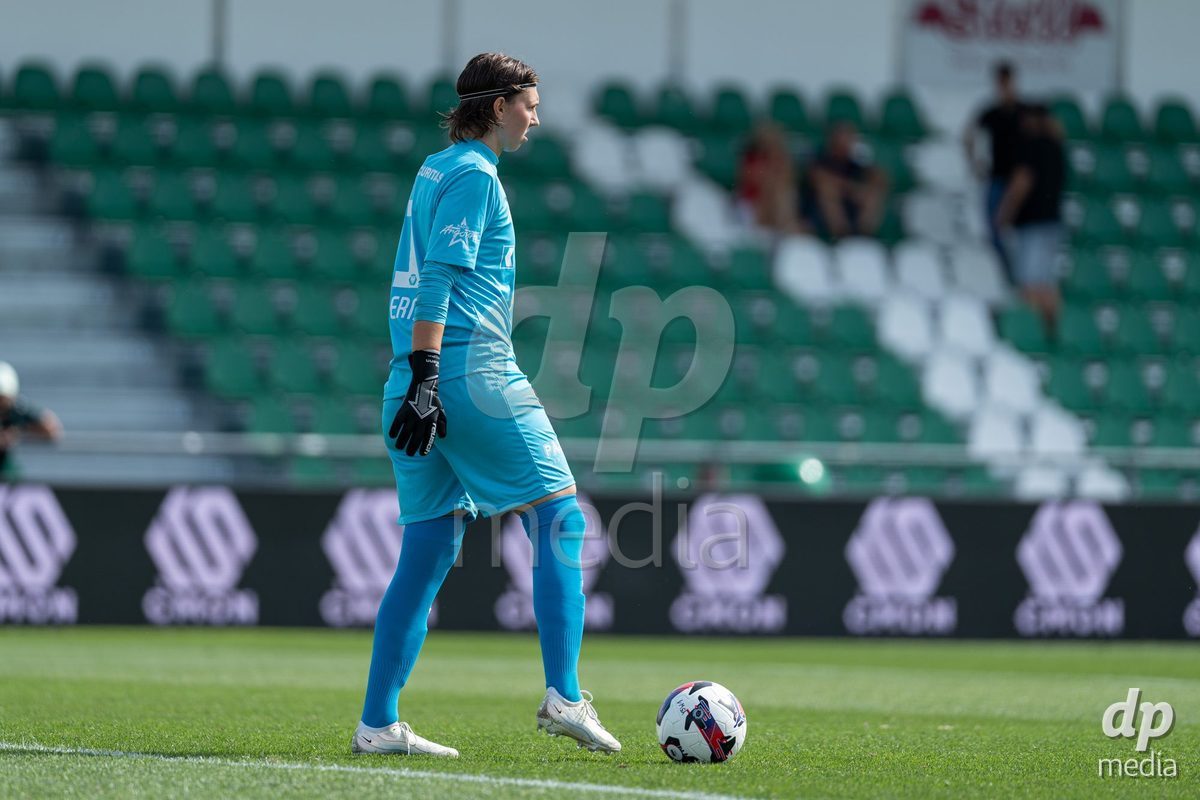 YVERDON-LES-BAINS - SWITZERLAND - SEPTEMBER 13 : Jara Ackermann of FC Aarau Frauen in action during the AXA Women's Super League match between Yverdon Sport Women and FC Aarau Frauen at Stade Municipal on September 13, 2026 in Yverdon-les-Bains, Switzerland.