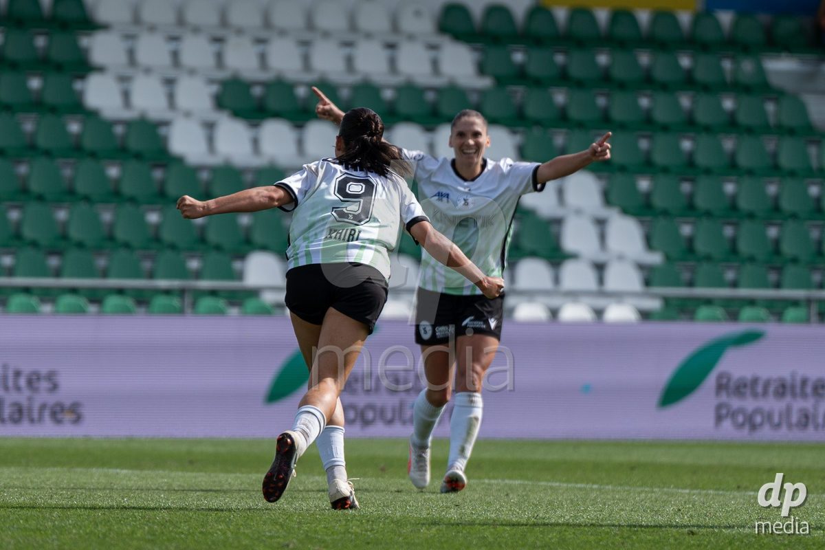 YVERDON-LES-BAINS - SWITZERLAND - SEPTEMBER 13 : Ines Khiri of Yverdon Sport Women celebrates the goal during the AXA Women's Super League match between Yverdon Sport Women and FC Aarau Frauen at Stade Municipal on September 13, 2026 in Yverdon-les-Bains, Switzerland.