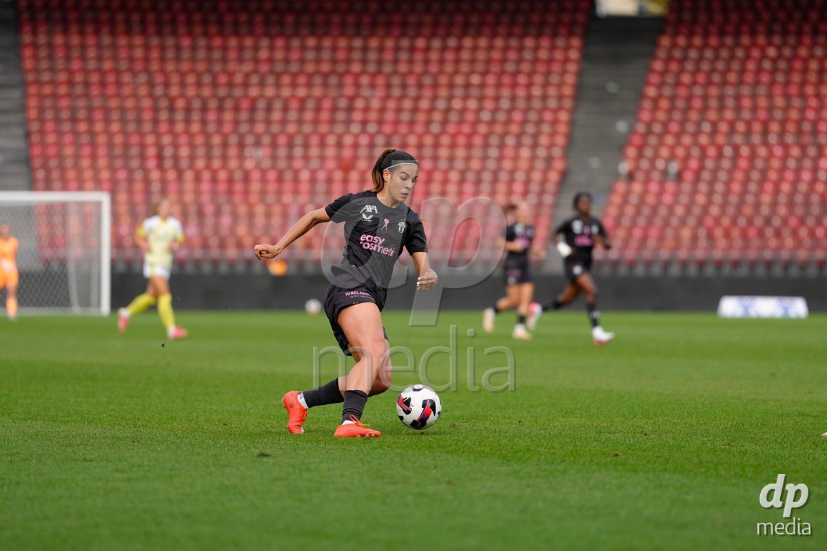Zurich, Switzerland - September 13: Nina Kajzba of FC Zürich during the AXA Women's Super League match between FC Zurich and FC Basel 1893 at Stadion Letzigrund on September 13, 2026 in Zurich, Switzerland.