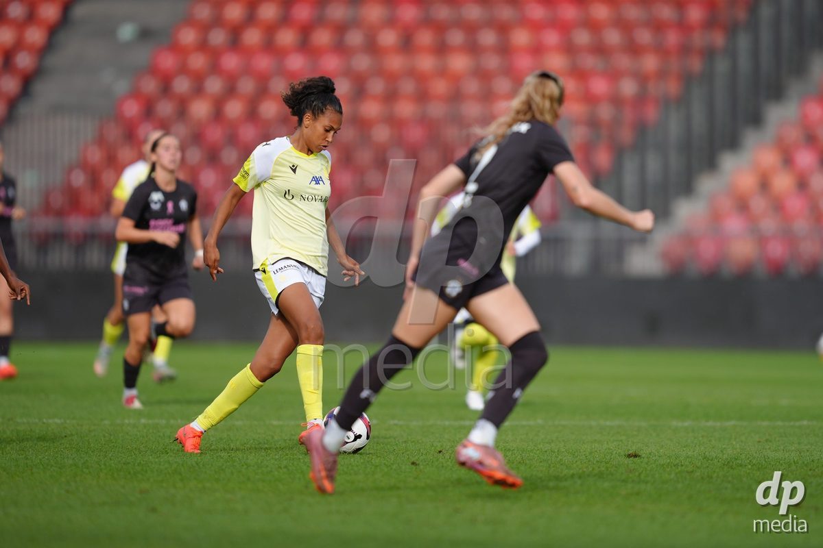 Zurich, Switzerland - September 13: Coumba Louisa Sow of FC Basel 1893 during the AXA Women's Super League match between FC Zurich and FC Basel 1893 at Stadion Letzigrund on September 13, 2026 in Zurich, Switzerland.