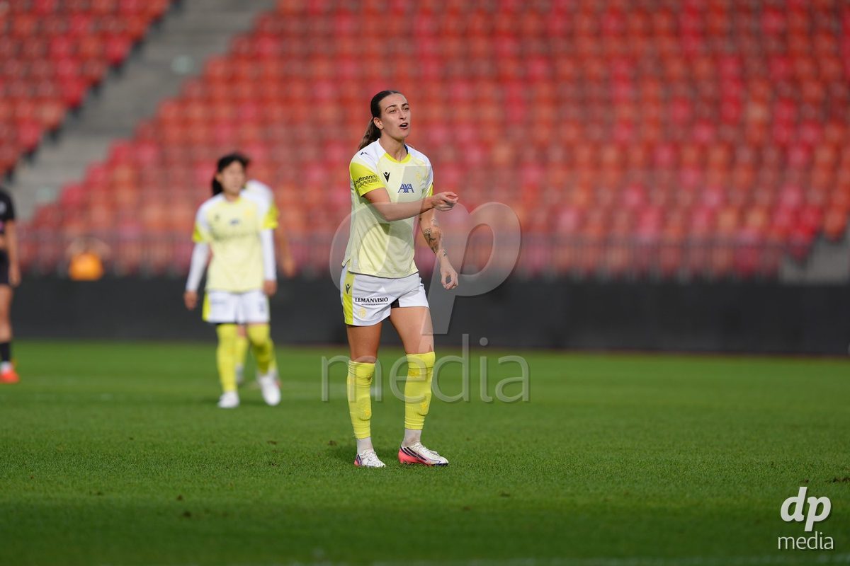 Zurich, Switzerland - September 13: Alice Ilaria Berti of FC Basel 1893 after good chance during the AXA Women's Super League match between FC Zurich and FC Basel 1893 at Stadion Letzigrund on September 13, 2026 in Zurich, Switzerland.