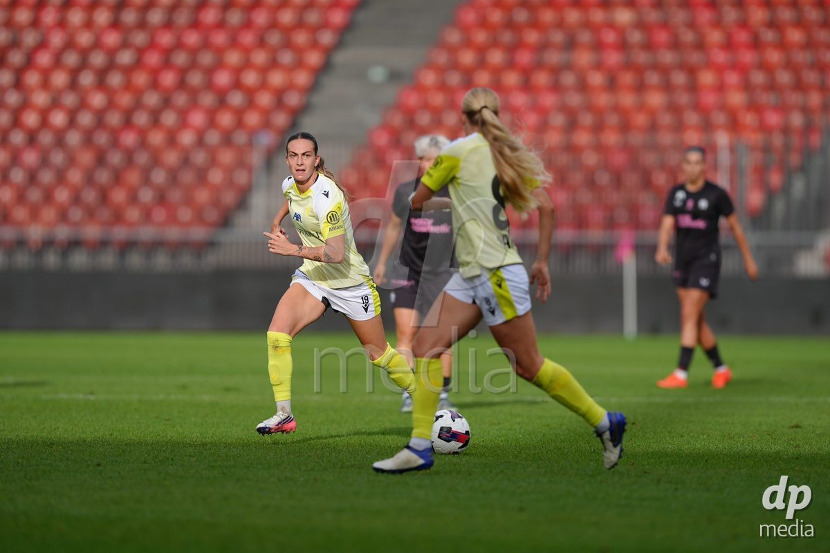 Zurich, Switzerland - September 13: Alice Ilaria Berti of FC Basel 1893 during the AXA Women's Super League match between FC Zurich and FC Basel 1893 at Stadion Letzigrund on September 13, 2026 in Zurich, Switzerland.